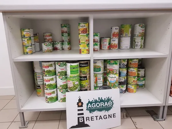 Nourriture proposée à l'AGORAé